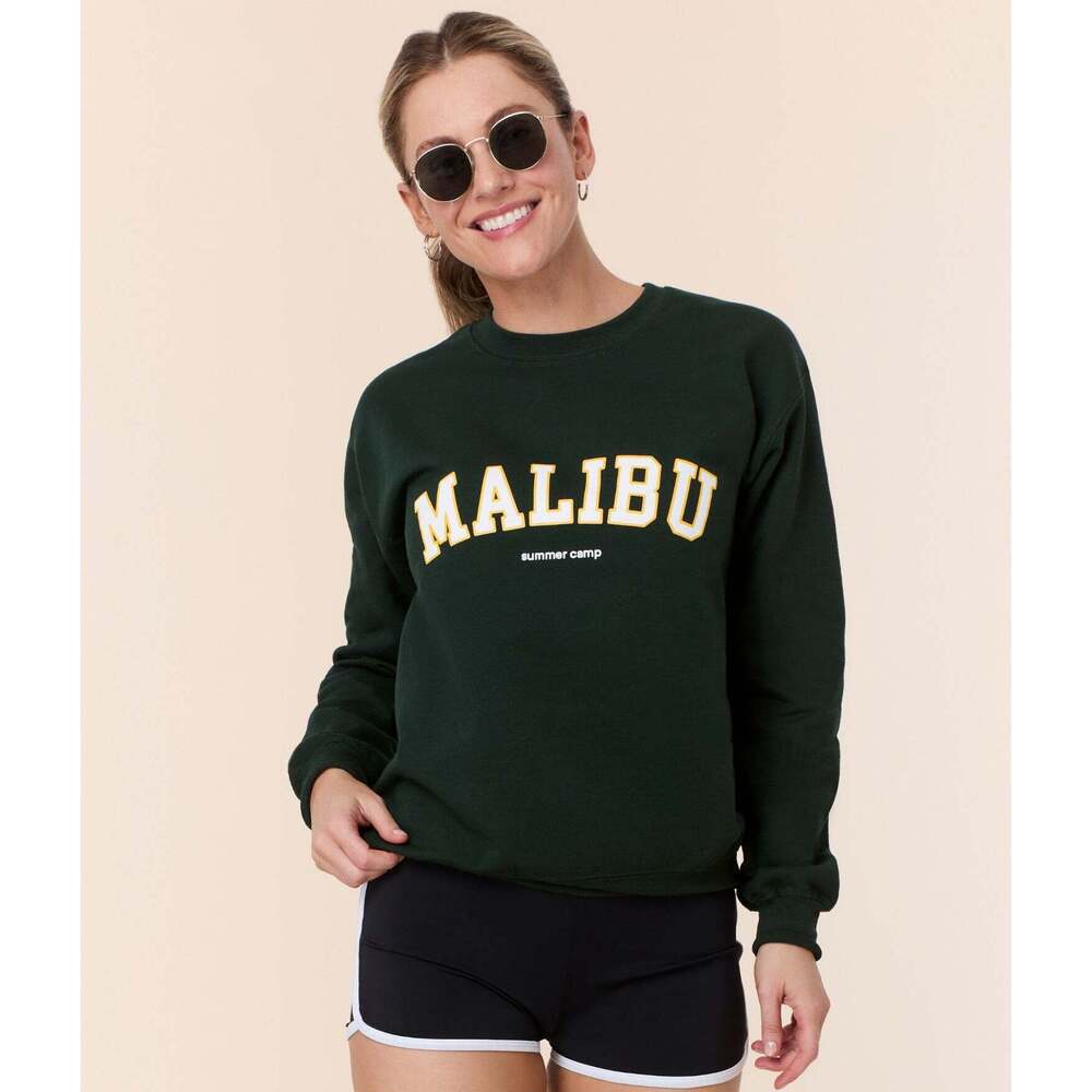 Andie Mindy Sweatshirt - Cotton - Green Size LGREEN / L